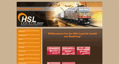 Desktop Screenshot of hsl-logistik.com