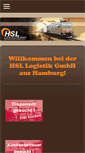 Mobile Screenshot of hsl-logistik.com