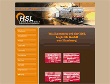 Tablet Screenshot of hsl-logistik.com